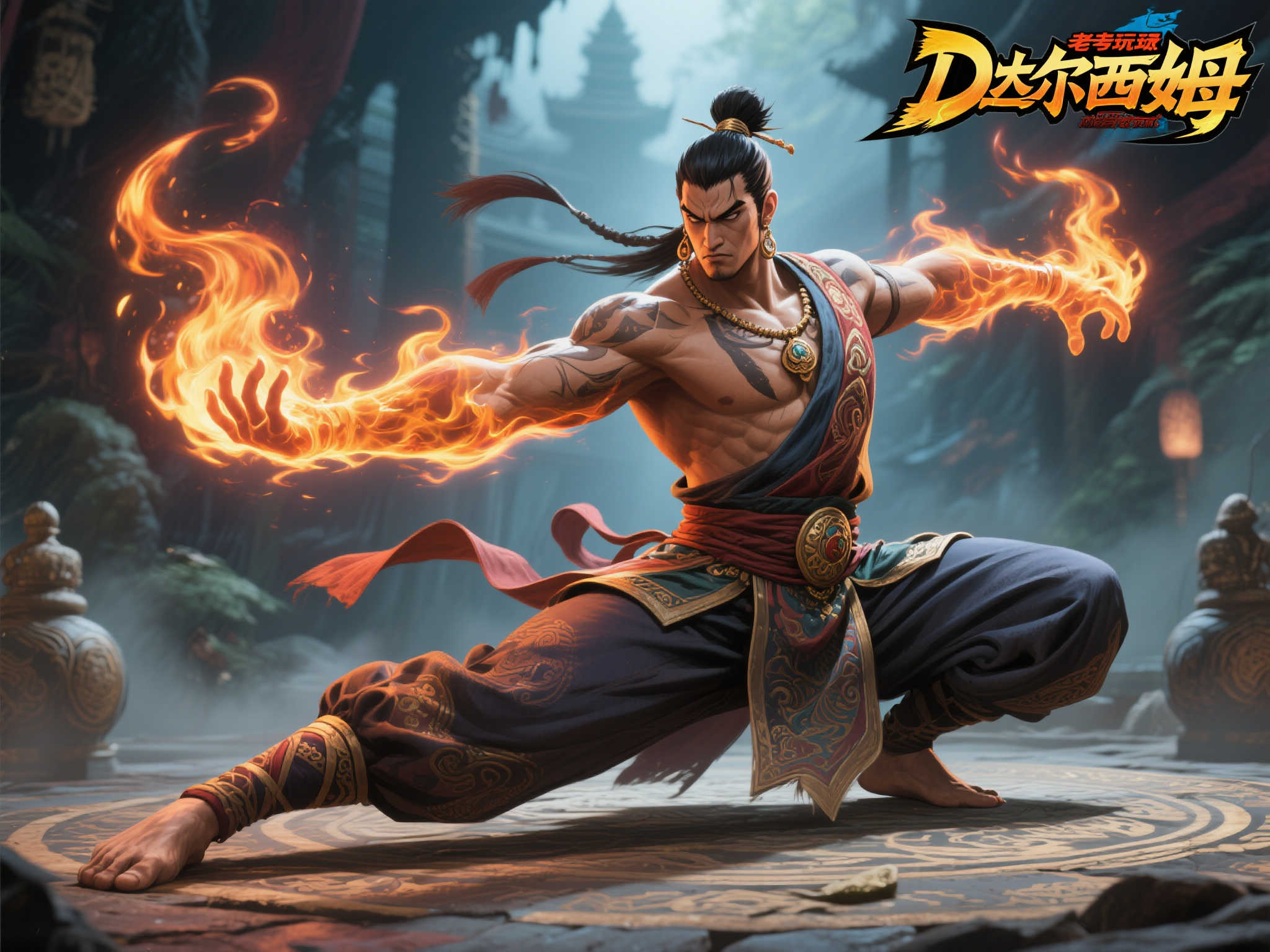 印度明星再现经典:达尔西姆在《街霸》真人电影中散发浓浓咖喱香 印度明星再现经典:达尔西姆在《街霸》真人电影中散发浓浓咖喱香