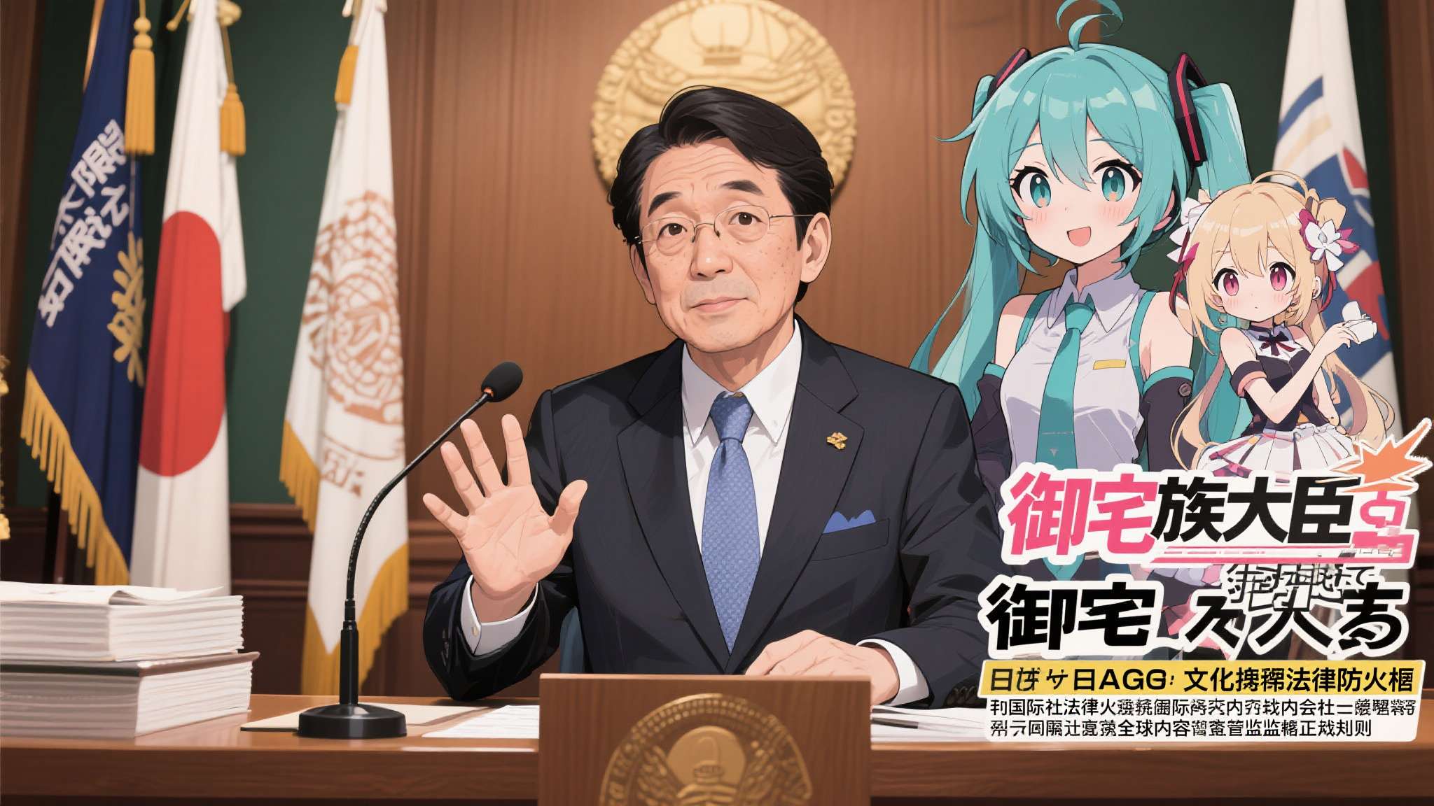 当大多数政客还在为如何限制二次元内容争论不休时，日本一位被媒体戏称为"御宅族大臣