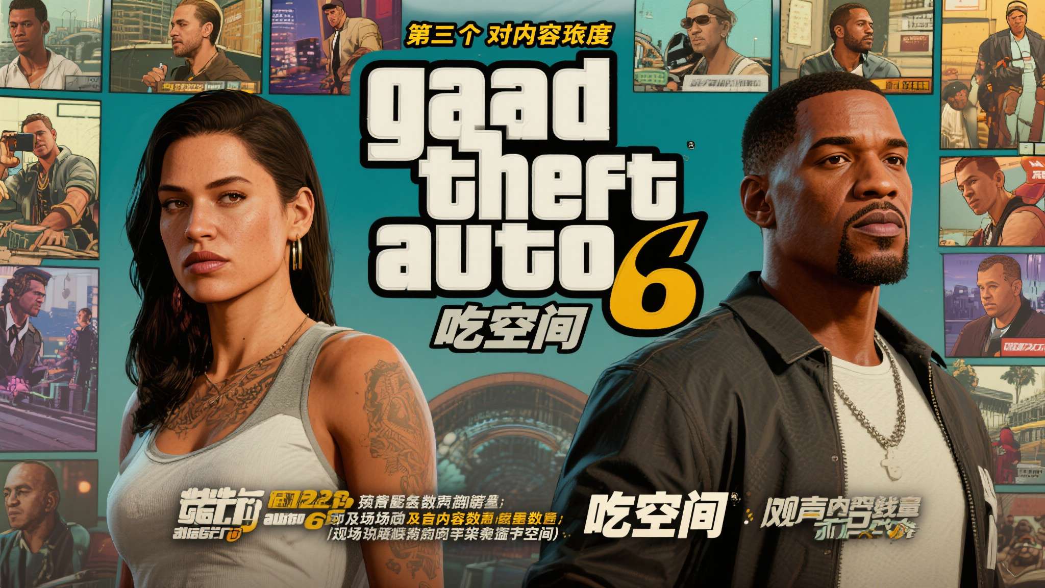 第三是内容密度。《GTA6》首次引入双主角叙事结构（男女主角各有独立故事线），任